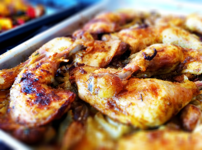 فراريج بالفرن على الطريقة اللبنانية